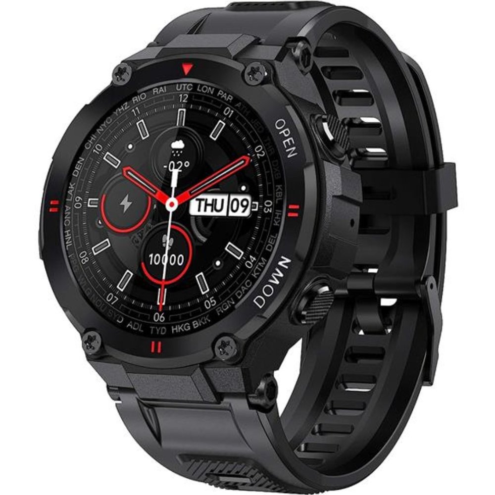 Military Smart Watch for Men Outdoor Tactical Smartwatch, ip67 Waterproof Rugged